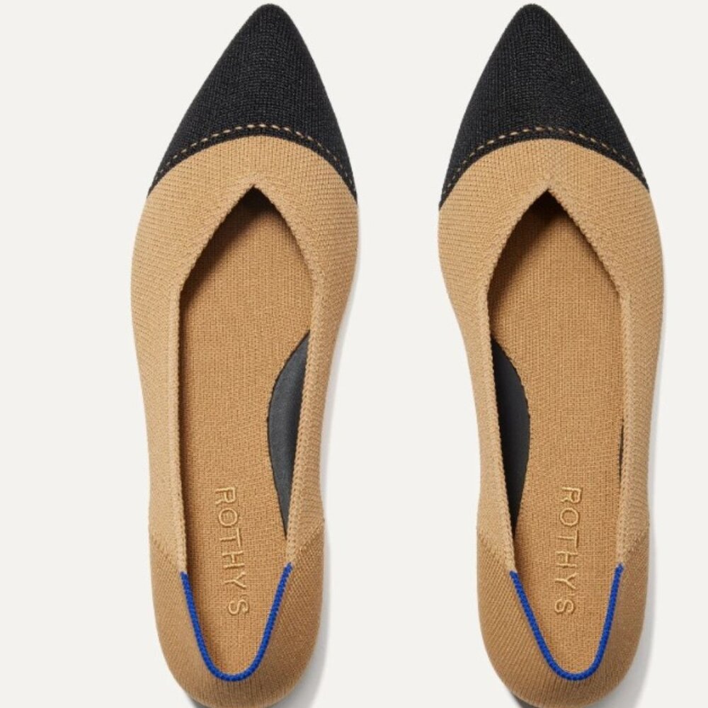 ROTHY’S The Point Shoes Color - Camel Captoe Size 7